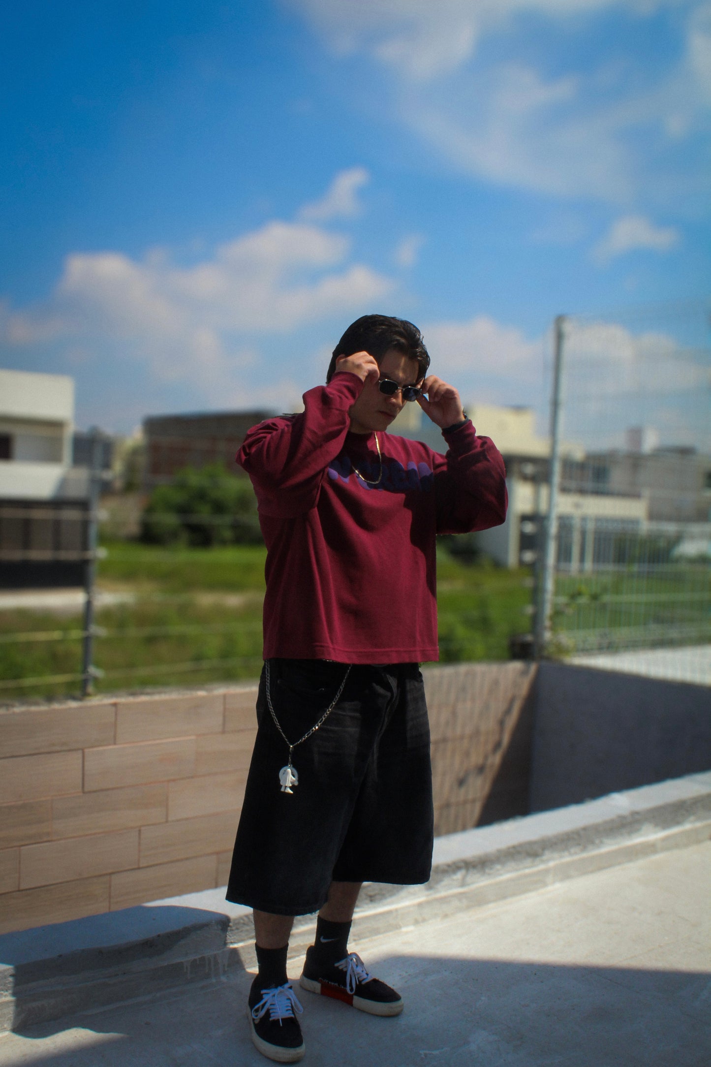 Wine Cream Long Sleeve