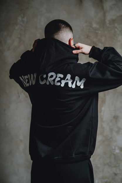 Black Cream Hoodie