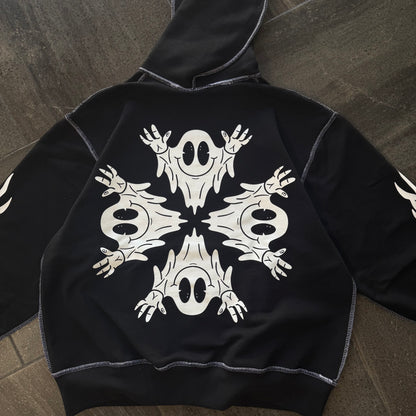 Ghost Cream hoodie V2