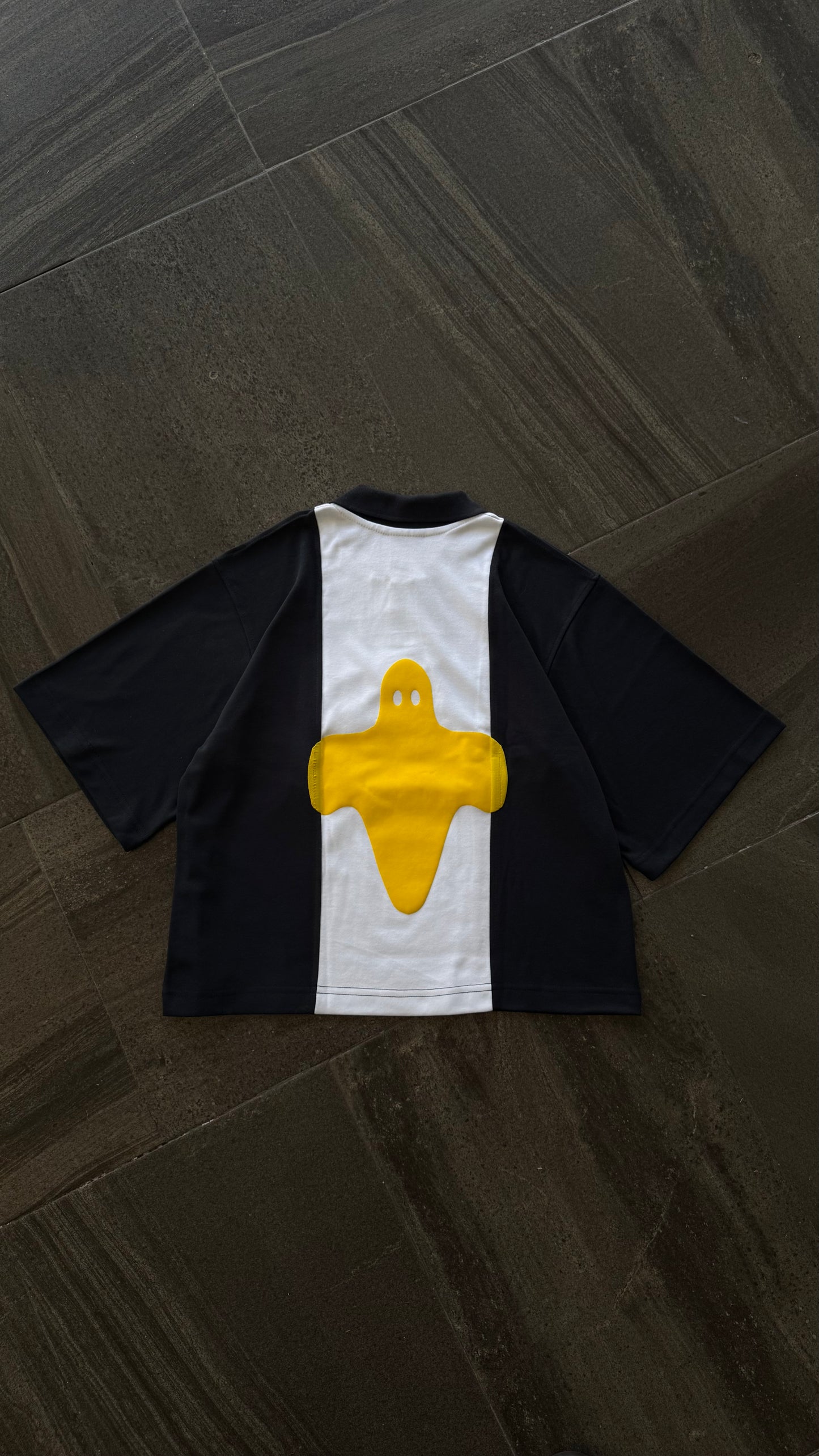 White & Blue polo Cream