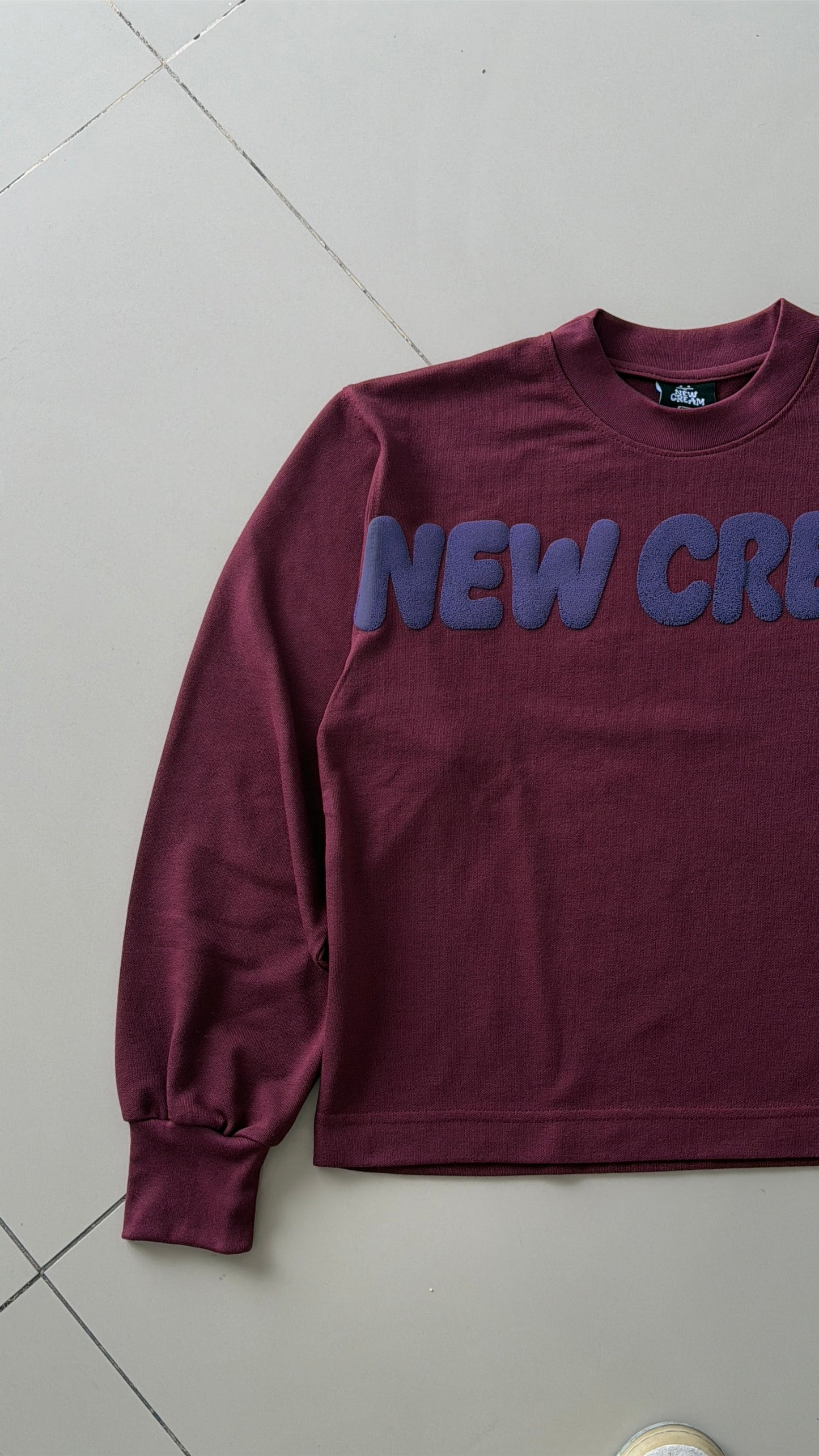 Wine Cream Long Sleeve